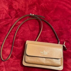 Kate Spade Brown Leather Crossbody Bag